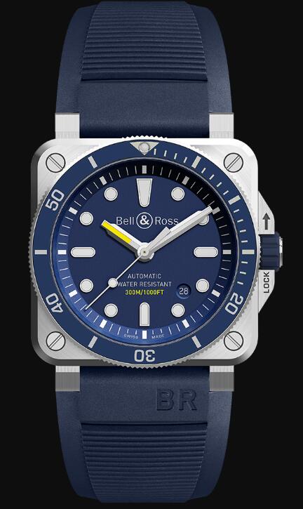 Bell & Ross BR 03-92 DIVER BLUE BR0392-D-BU-ST/SRB Replica Watch